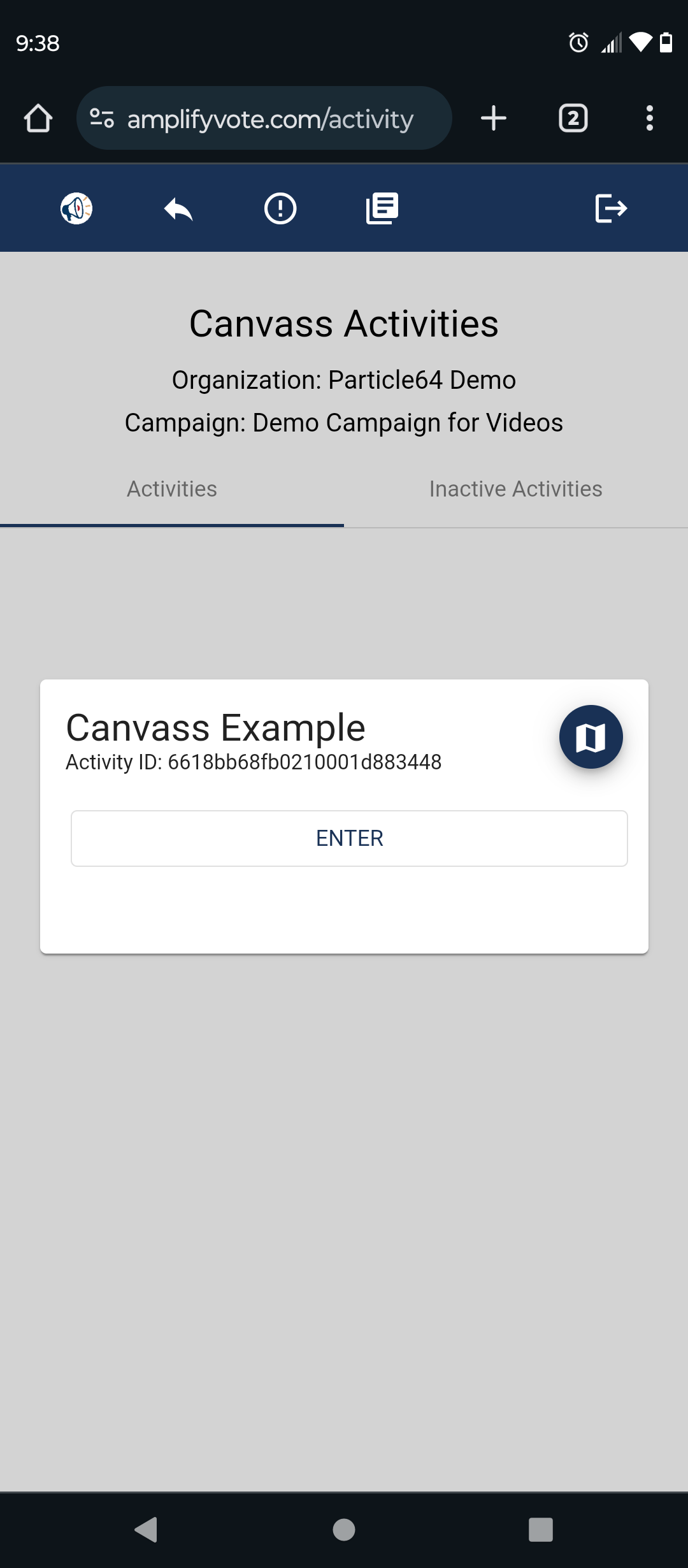 enter canvass