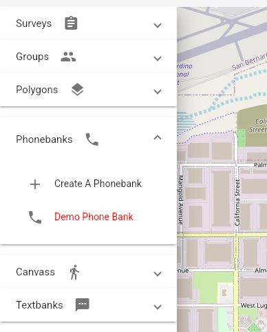 create a phone bank