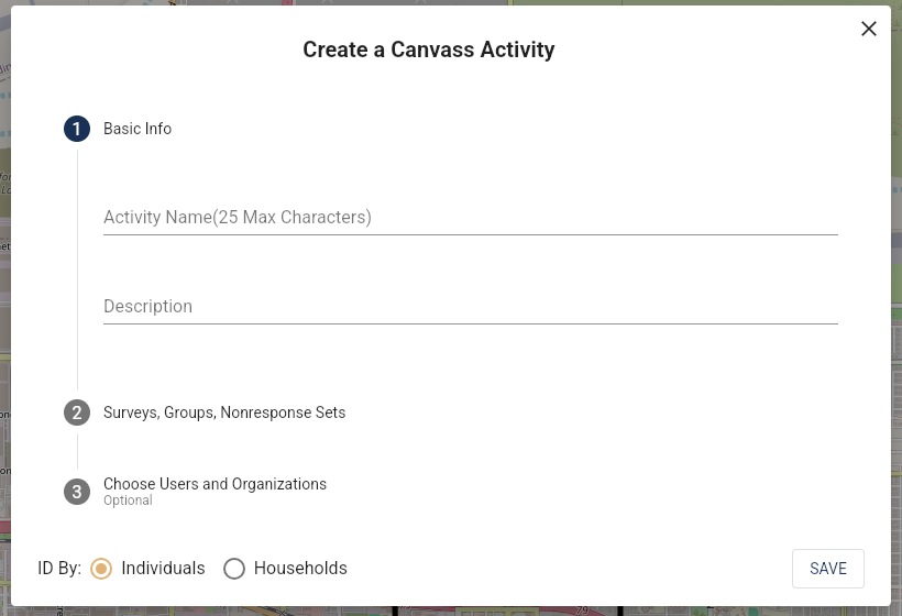 Create a Canvass Activity