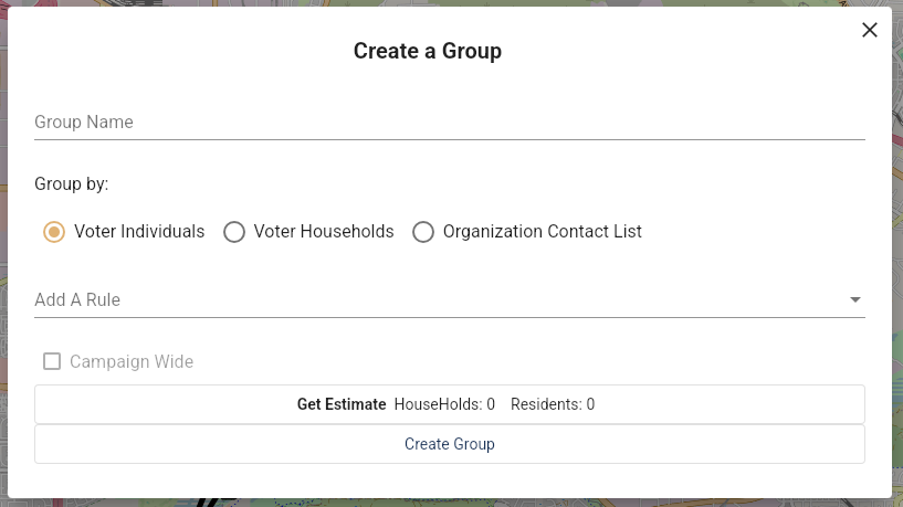 create a group form