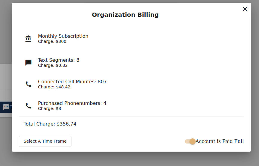 billing list