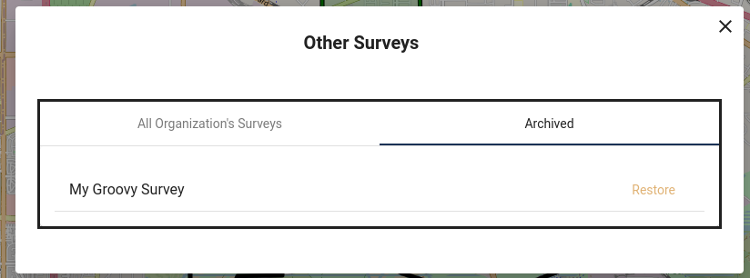 restor a survey