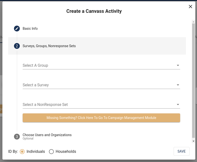 Surveys, Groups, Nonresponse Sets