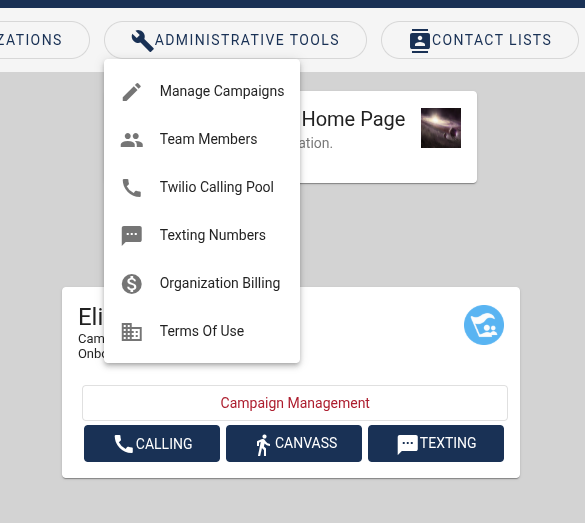 Click Manage Campaigns